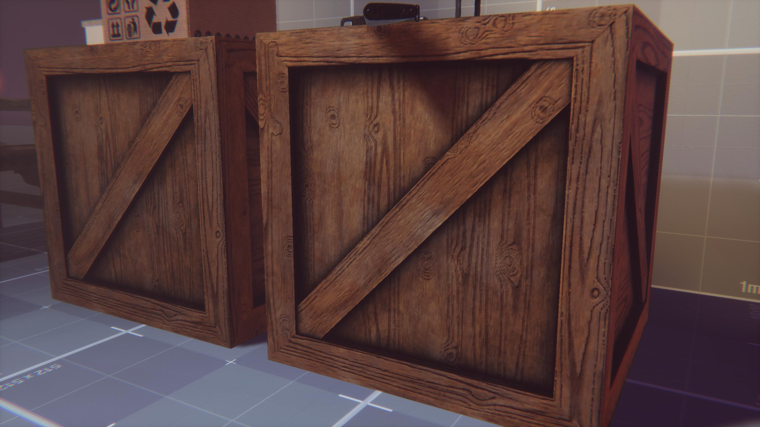 Crate with defined ambient occlusion